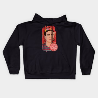 Frida Merry Christmas Kids Hoodie